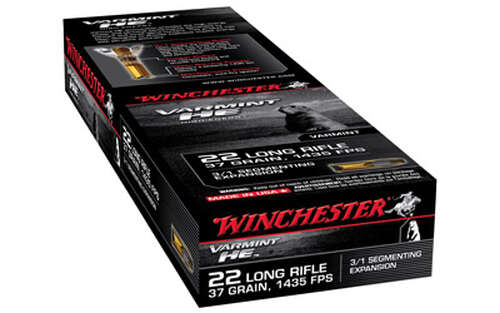 Ammunition Winchester Ammunition Varmint 22LR WIN VARMINT HE 22LR 37GR 50/1000 • Model: Varmint